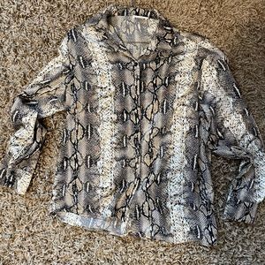 snakeskin western shirt